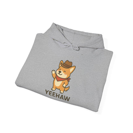 Yeehaw, Cute Cowboy Corgi Hoodie