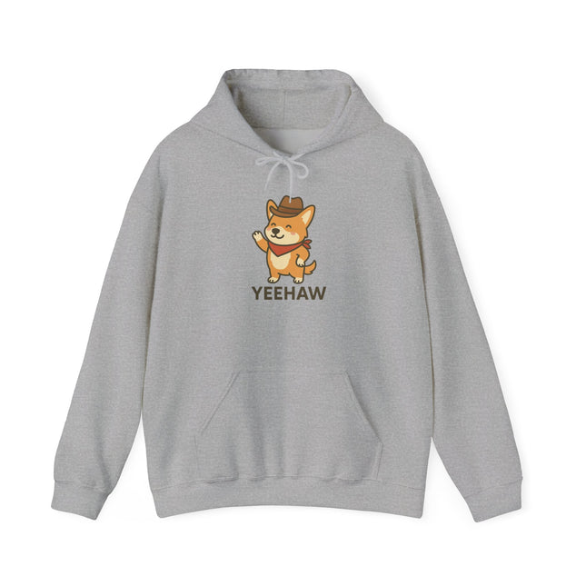 Yeehaw, Cute Cowboy Corgi Hoodie