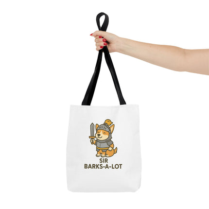 Sir Barks-A-Lot, Cute Corgi Knight Tote Bag