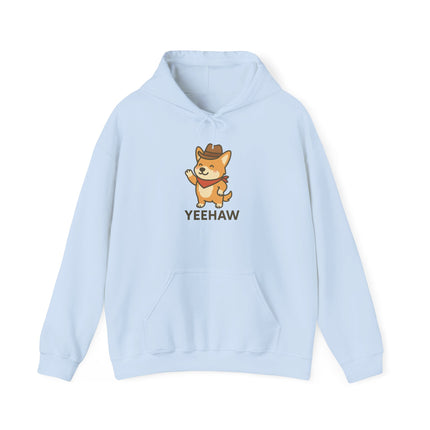Yeehaw, Cute Cowboy Corgi Hoodie