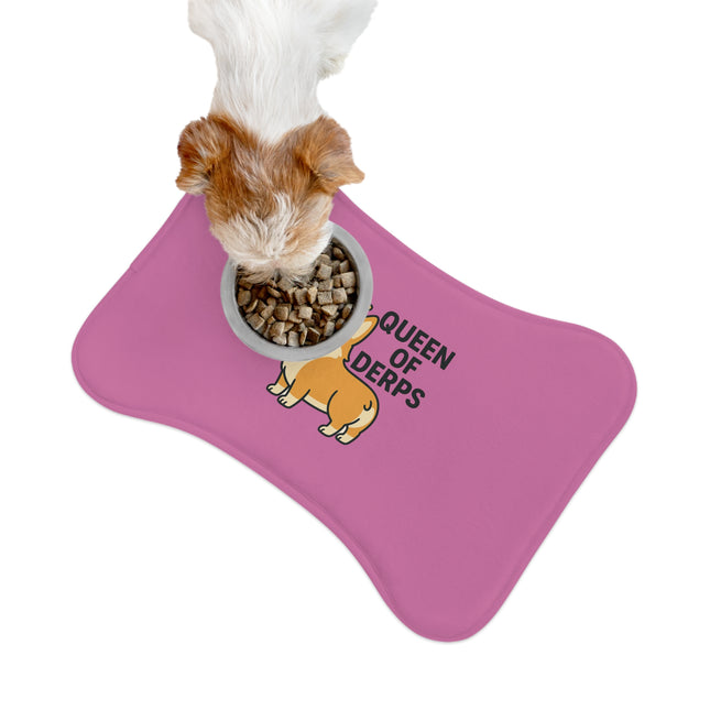 Queen of Derps, Cute Corgi Feeding Mat