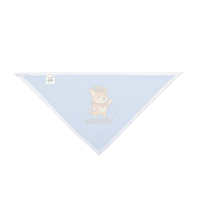 Yeehaw! Cowboy Corgi Pet Bandana, Blue