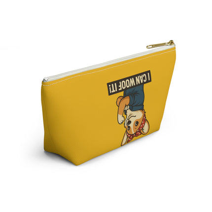 I Can Woof It! Rosie the Corgi Riveter, Accessory Pouch, Makeup Bag, Storage