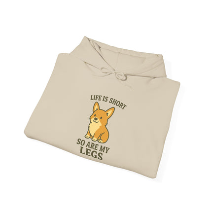 Life is Short, so are My Legs Cute Corgi Hoodie