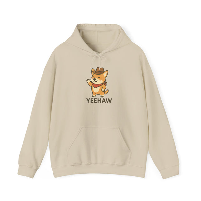 Yeehaw, Cute Cowboy Corgi Hoodie