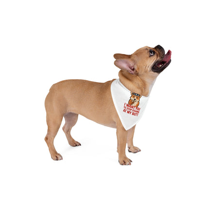 Uncle Sam, Cute Corgi Pet Bandana, White