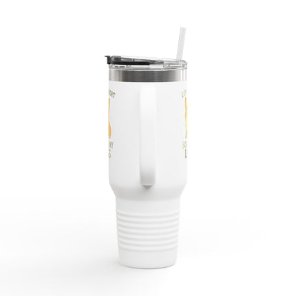 Life is Short, So Are My Legs, Cute Corgi Insulated Travel Mug