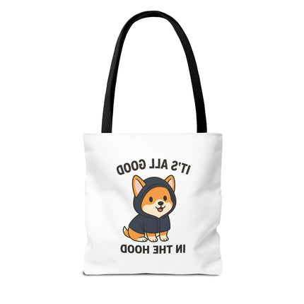 Cute Corgi Tote Bag, Funny Pet Lover's Gift, Animal Print Shopping Bag, Dog Mom Accessory, Adorable Everyday Carryall