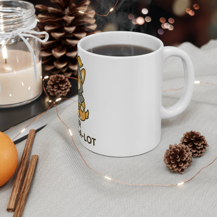 Sir Barks-A-Lot, Cute Corgi Knight Coffee Mug