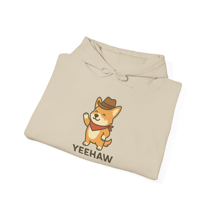 Yeehaw, Cute Cowboy Corgi Hoodie