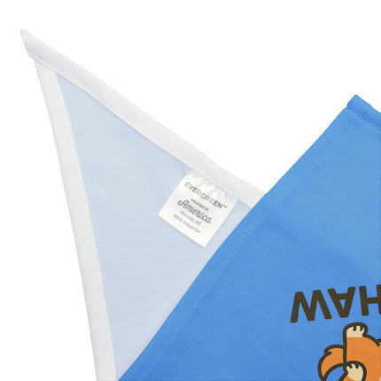 Yeehaw! Cowboy Corgi Pet Bandana, Blue