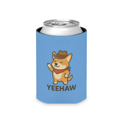 Yeehaw, Corgi the Cowboy Beer Coozie