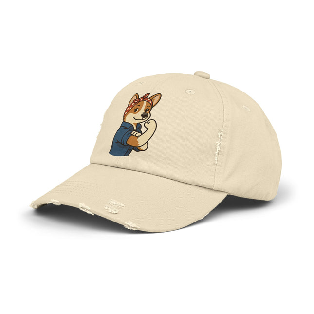 Rosie the Corgi Riveter, Corgi Cap, Unisex