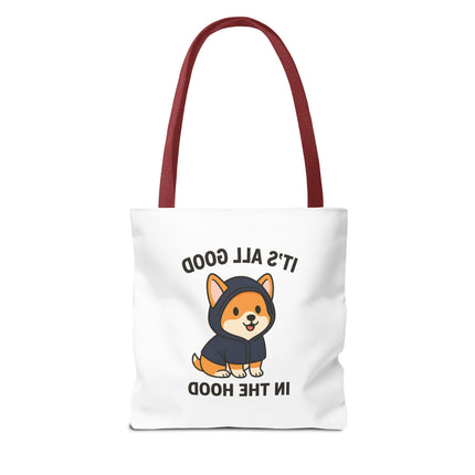 Cute Corgi Tote Bag, Funny Pet Lover's Gift, Animal Print Shopping Bag, Dog Mom Accessory, Adorable Everyday Carryall