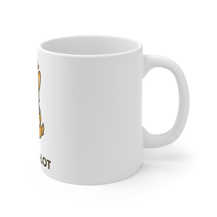 Sir Barks-A-Lot, Cute Corgi Knight Coffee Mug