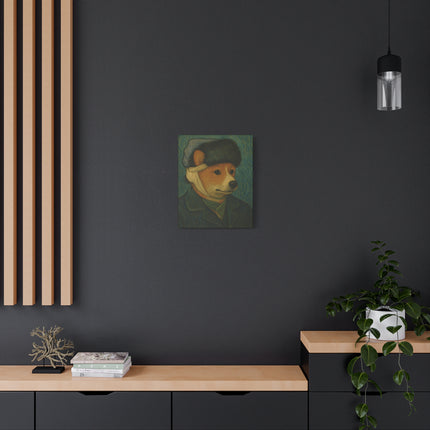 Vincent the Corgi, Van Gogh Canvas Artwork