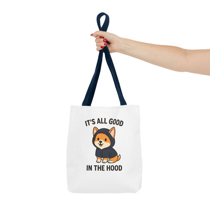 Cute Corgi Tote Bag, Funny Pet Lover's Gift, Animal Print Shopping Bag, Dog Mom Accessory, Adorable Everyday Carryall