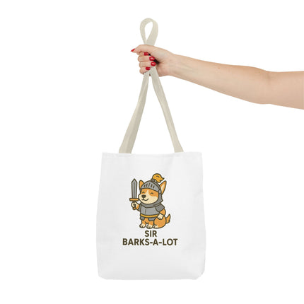 Sir Barks-A-Lot, Cute Corgi Knight Tote Bag