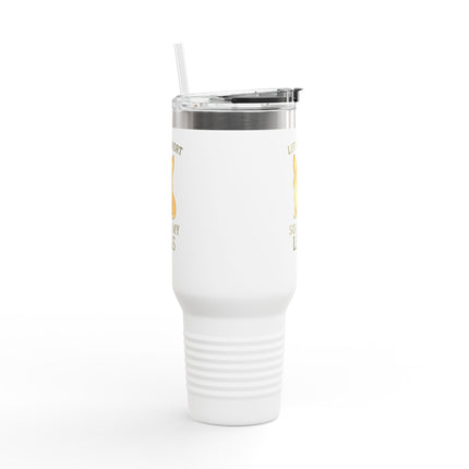 Life is Short, So Are My Legs, Cute Corgi Insulated Travel Mug
