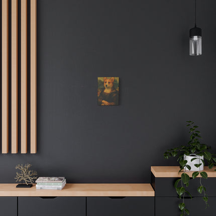 Corgi Mona Lisa, Canvas Art Piece