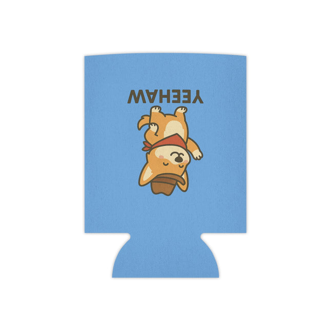 Yeehaw, Corgi the Cowboy Beer Coozie