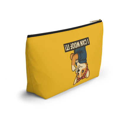 I Can Woof It! Rosie the Corgi Riveter, Accessory Pouch, Makeup Bag, Storage
