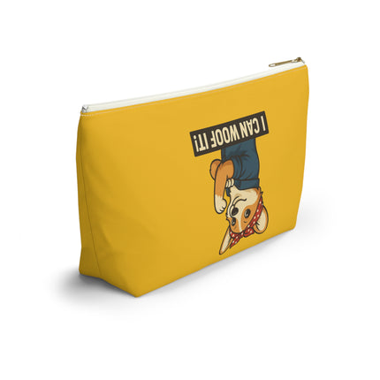 I Can Woof It! Rosie the Corgi Riveter, Accessory Pouch, Makeup Bag, Storage